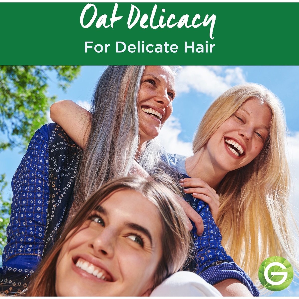 Garnier Whole Blends Oat Delicacy Softening Shampoo Bar for Delicate Hair, Zero Plastic Packaging, Preservative Free, Silicone Free, Soap & Dye Free, with Rice Cream and Oat Milk, 60G