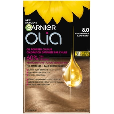 Olia Permanent Hair Dye No Ammonia and Oil Powered, 1 pack