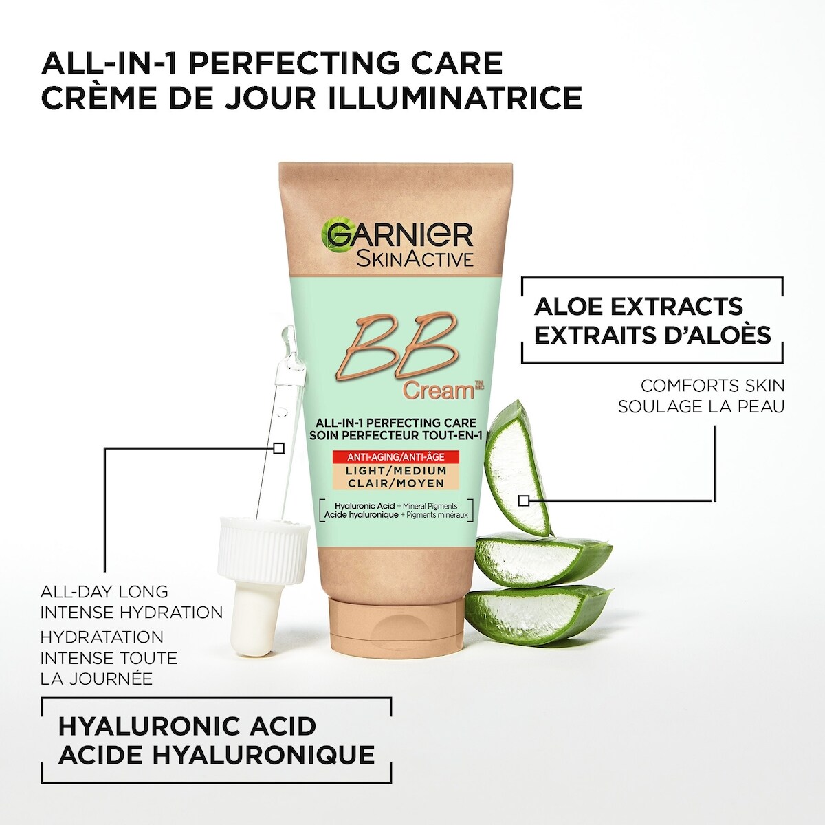 SkinActive BB Cream Classic with Hyaluronic Acid & Aloe