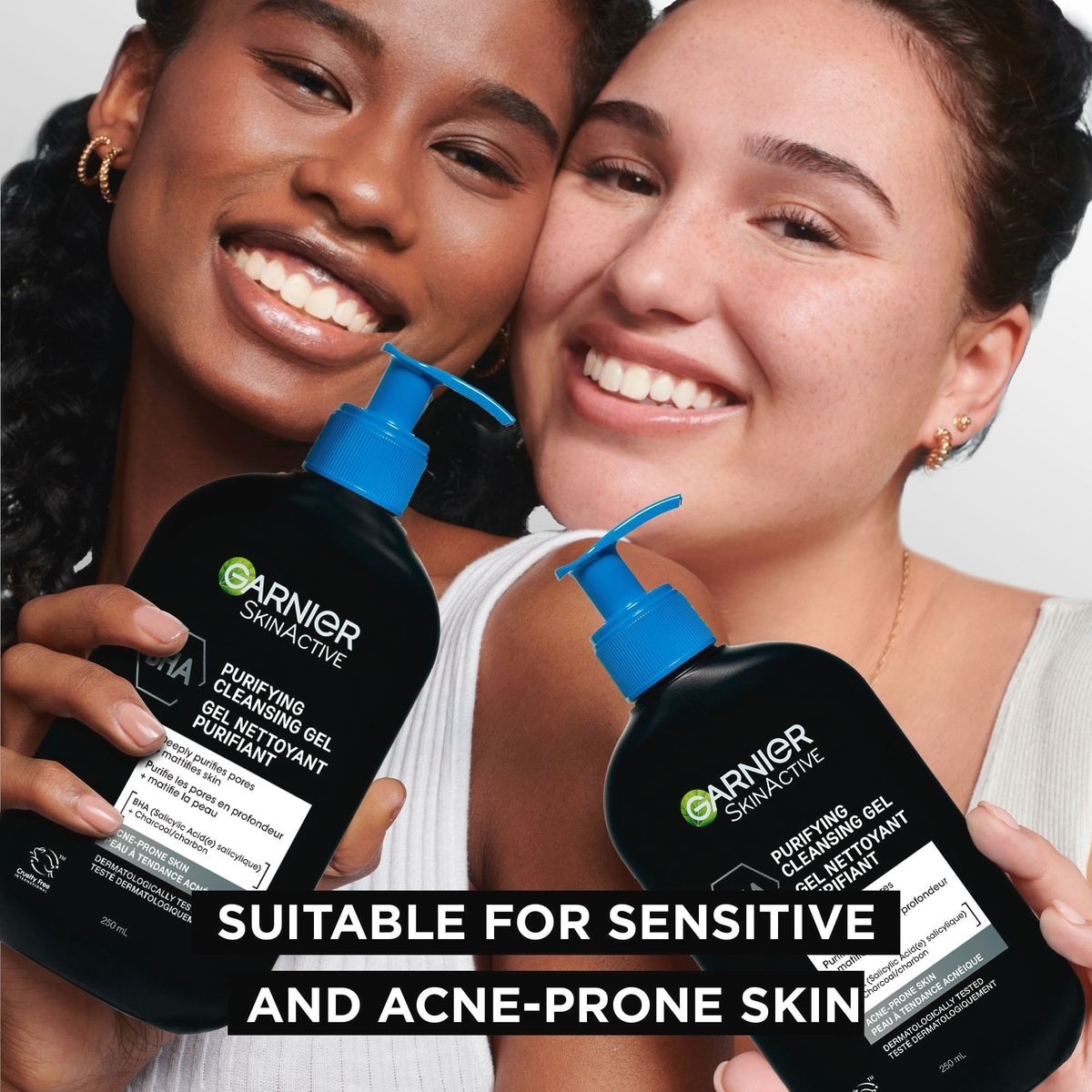 Purifying Cleansing Gel: BHA & Charcoal