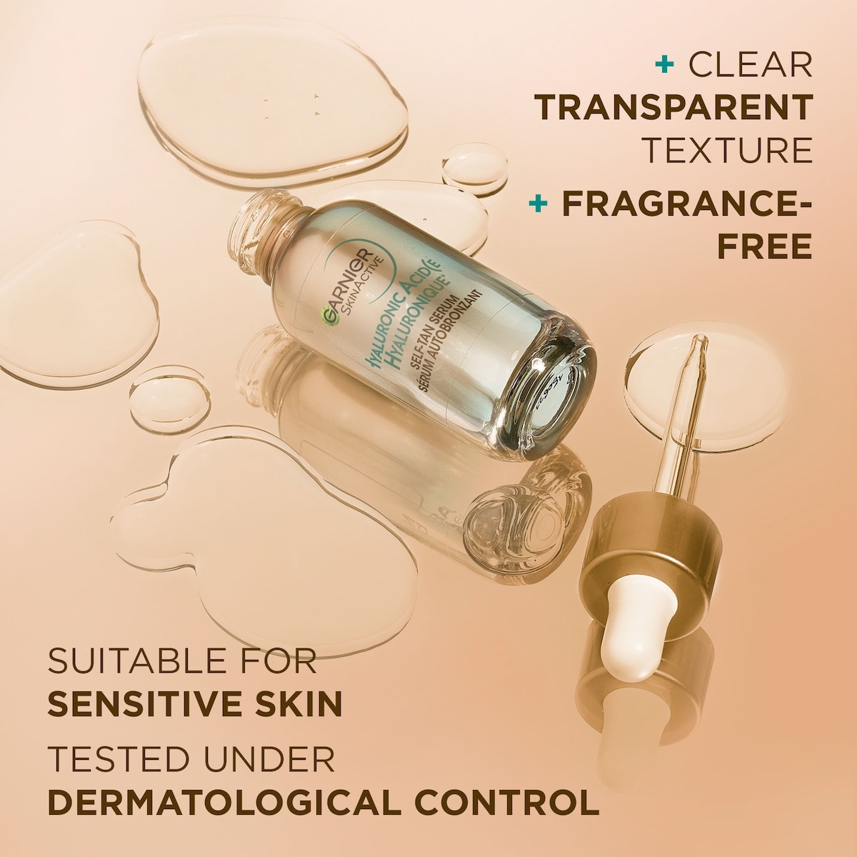 Garnier Self-tan Serum, suitable for Sensitive Skin