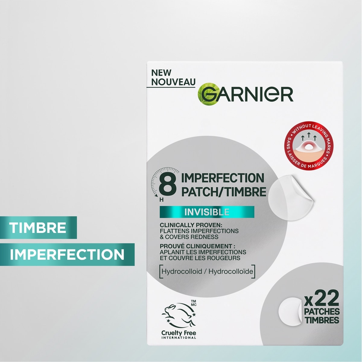 Timbres Imperfection Invisibles, 22 Unités