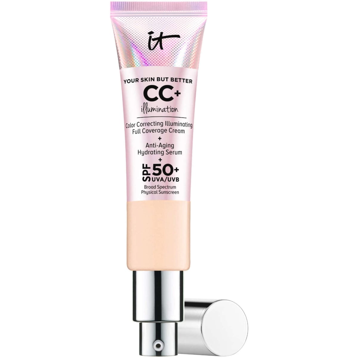 It Cosmetics Your Skin But Better™ Illumination - Full-Coverage CC Cream Foundation & Moisturizer with SPF 50+ 32 mL NUDE