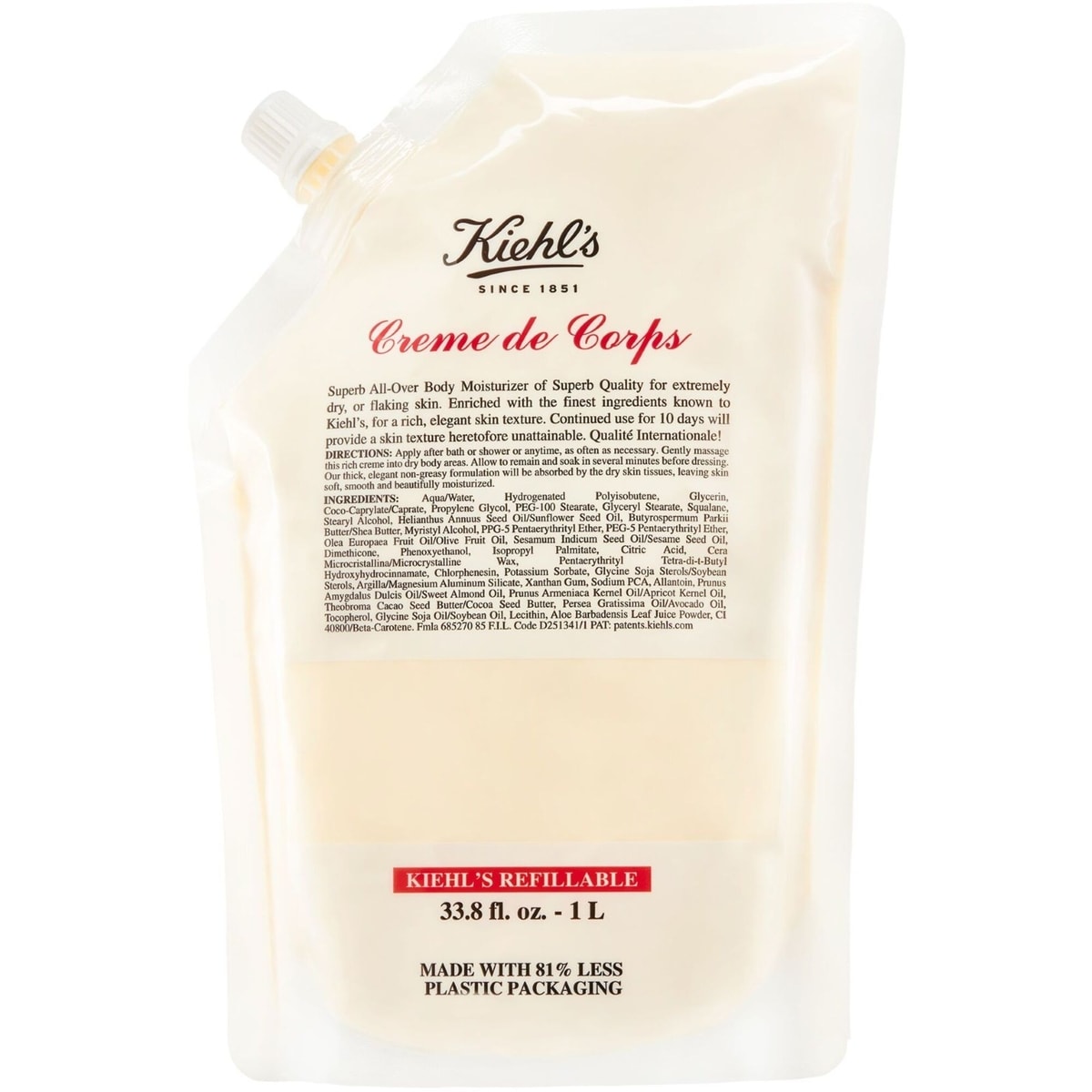 Crème de Corps - Poche de recharge