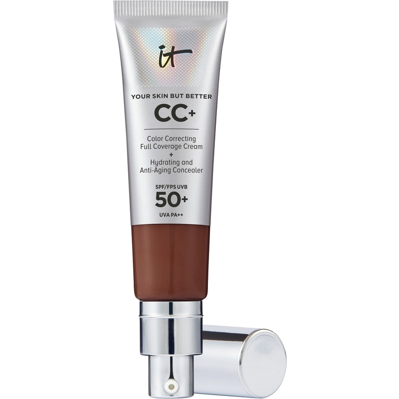 CC+ Cream Foundation with Spf 50+, anti aging, full Coverage, Your Skin But Better™