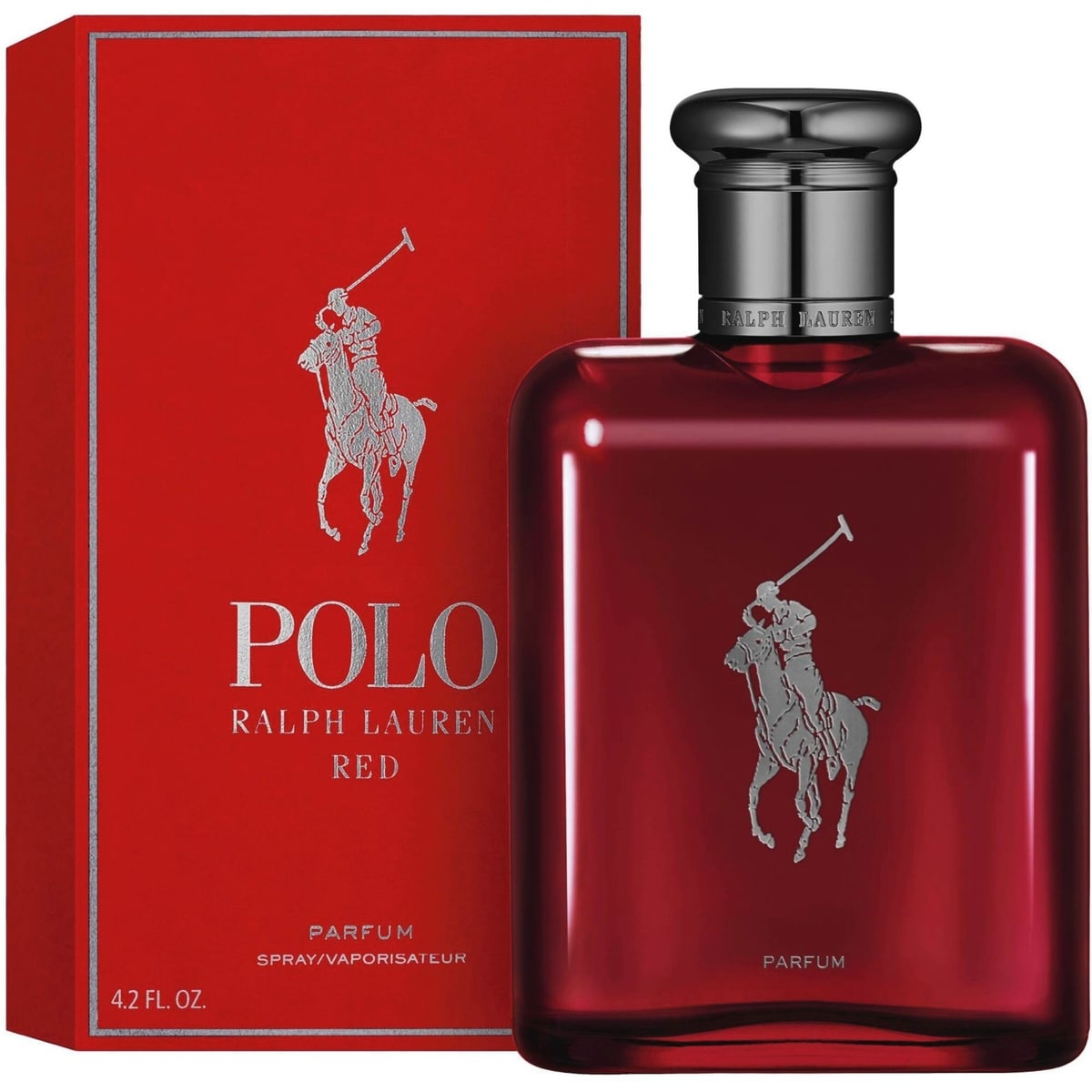Ralph Lauren Polo Red Parfum, Intense and Sensual Fragrance for Men 125 mL