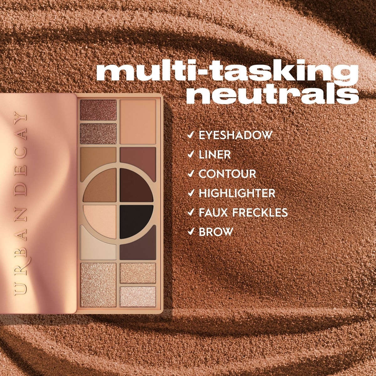 Palette d’ombres à paupières multi-usages Naked Shaped Warm