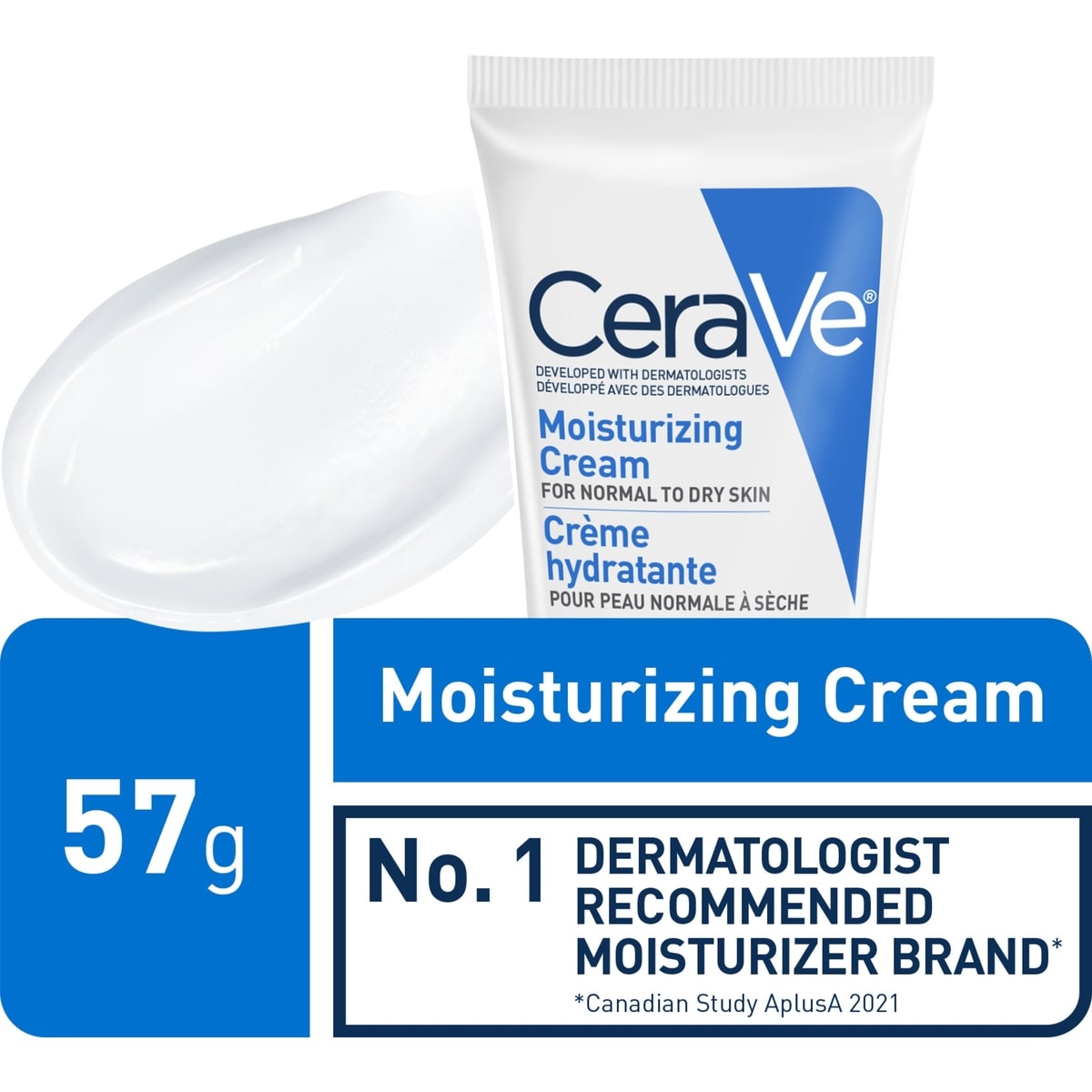 Moisturizing Cream Daily Face & Body Moisturizer for Dry Skin with Hyaluronic Acid & 3 Ceramides