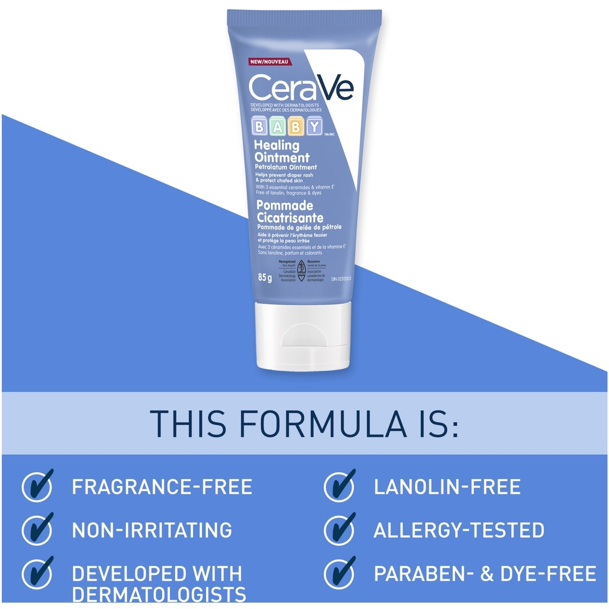Pommade cicatrisante Bébé CeraVe