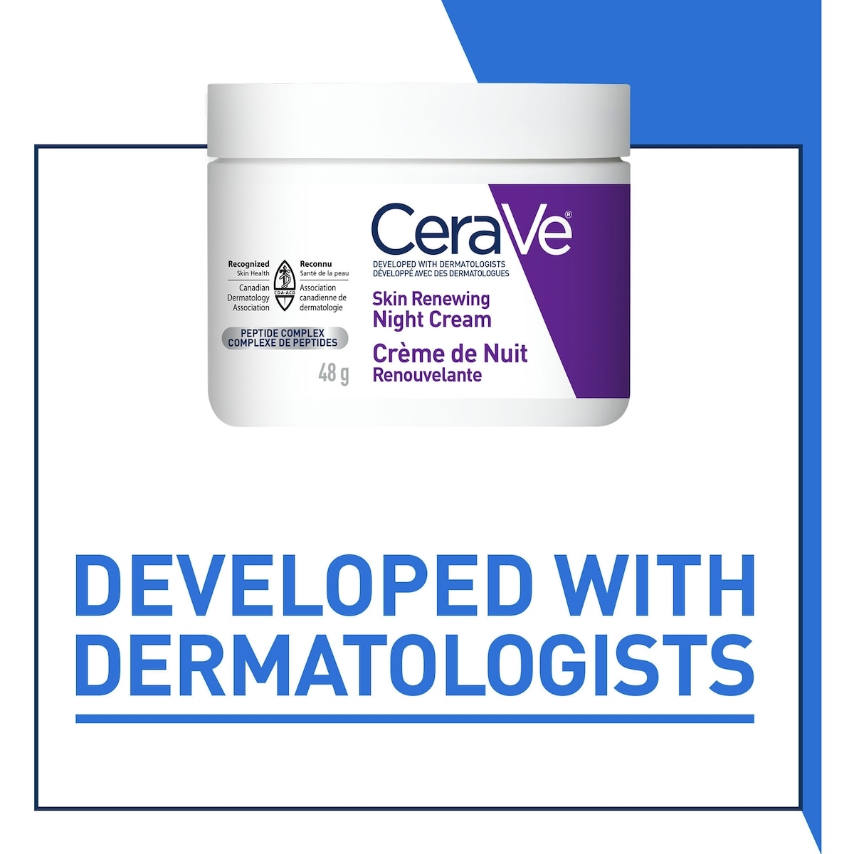 Anti-Aging Night Cream With Hyaluronic Acid and 3 Ceramides & Niacinamide , Fragrance Free