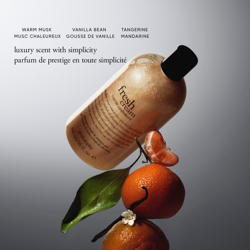 Philosophy fresh cream warm cashmere shampoo, bath and shower gel