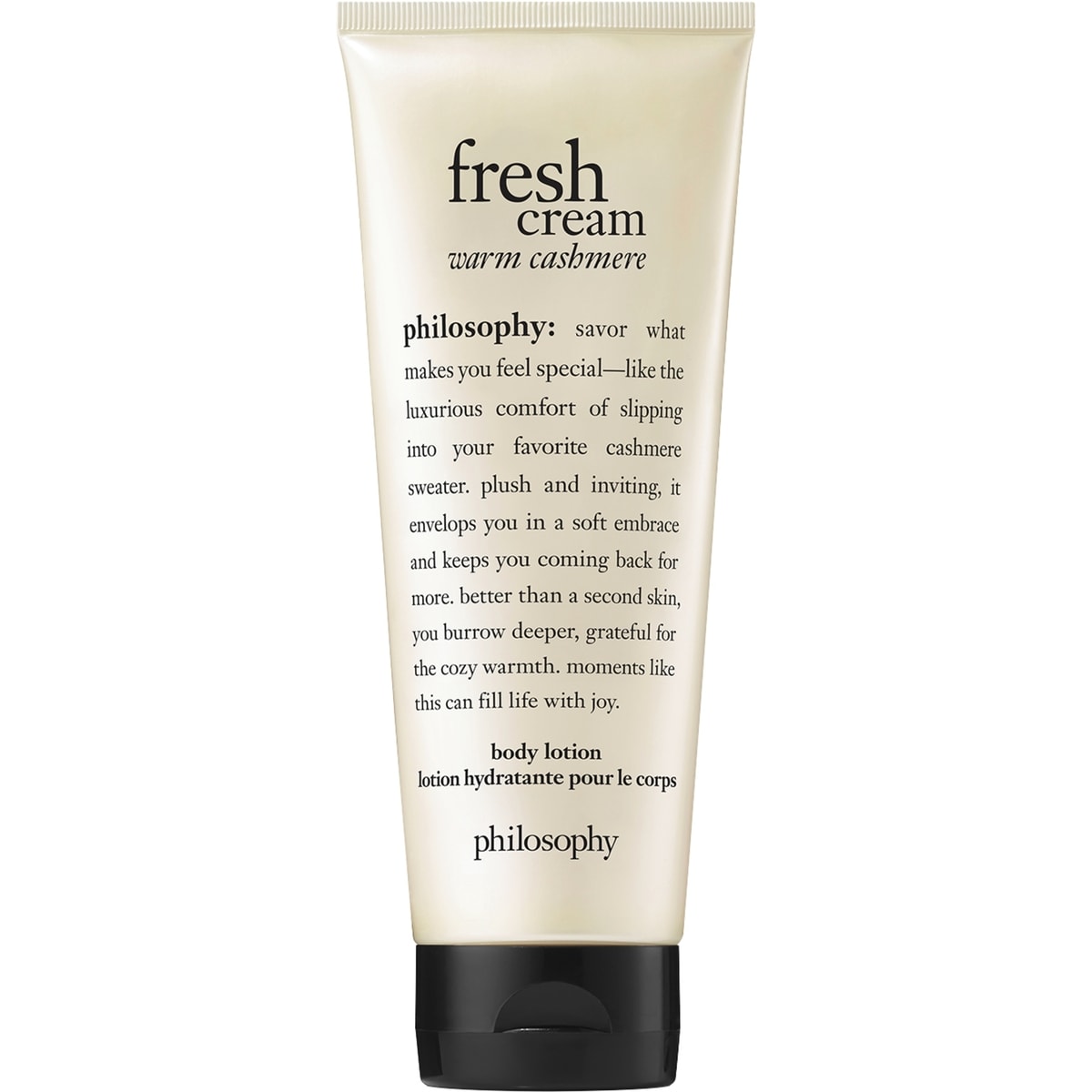 lotion hydratante pour le corps fresh cream warm cashmere