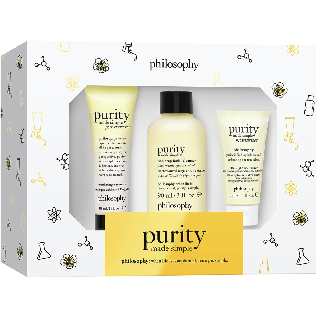 ensemble d'essai purity made simple
