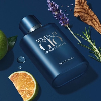 【限定価格】Giorgio Armani Profondo75ml+5ml Armani Beauty Acqua Di Giò Profondo Eau De Parfum, Fresh Mens