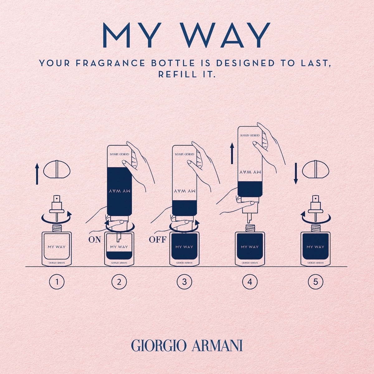 MY WAY Eau de Parfum, Floral Perfume For Women