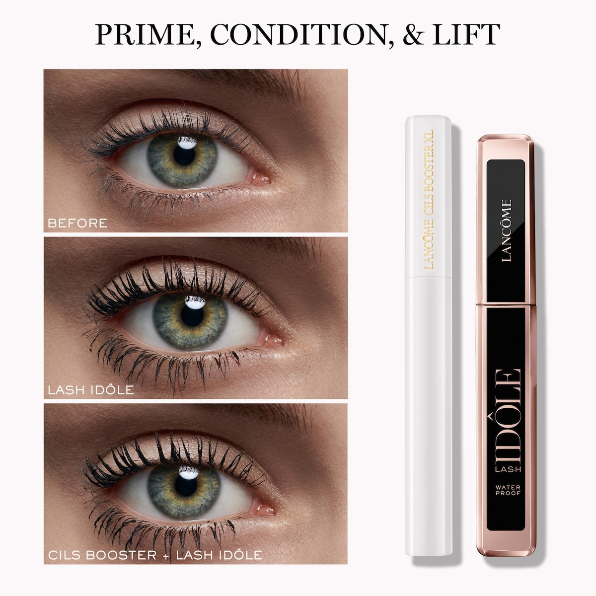 Lash Idôle Non-clumping mascara for fanned out, volumized lashes up to 24hr