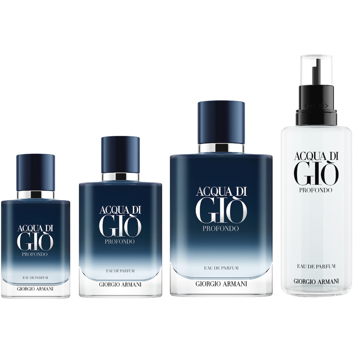 Recharge Acqua di Giò Profondo Eau de Parfum à base de fougère aromatique pour homme