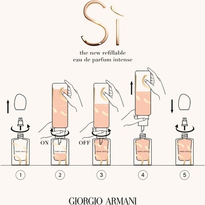 Sì Eau de Parfum Intense Refill, Floral Fragrance for Women 3
