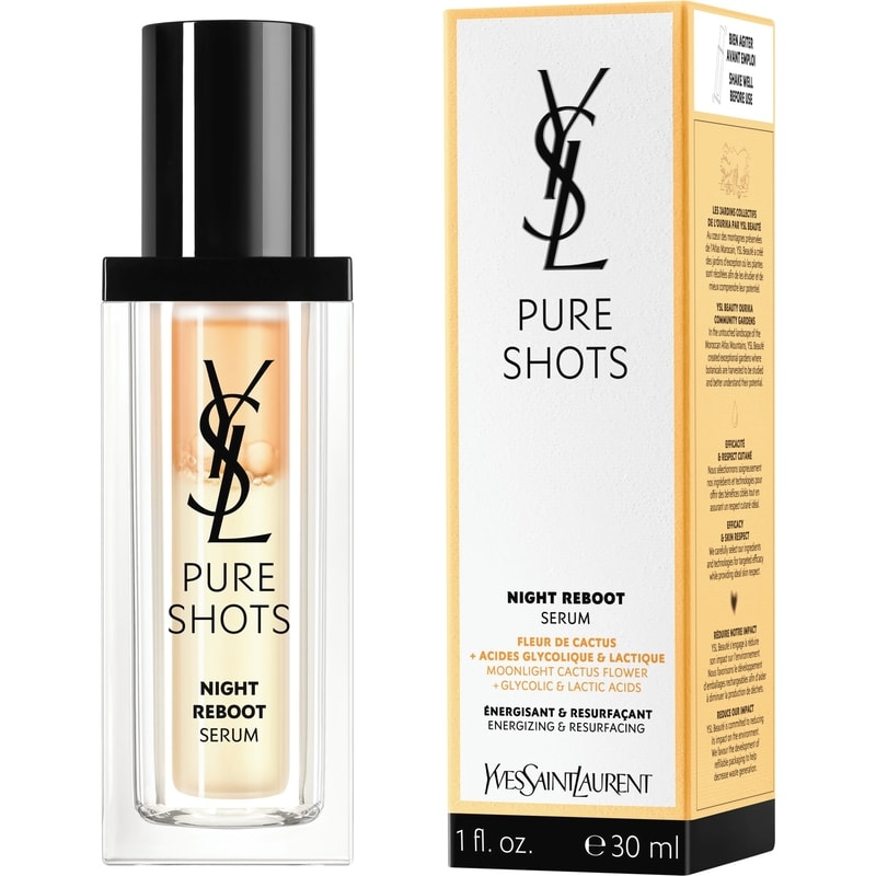 Yves Saint Laurent Night Reboot Serum 1点 Yves Saint Laurent Pure Shots Night Reboot - Glycolic Acid Anti