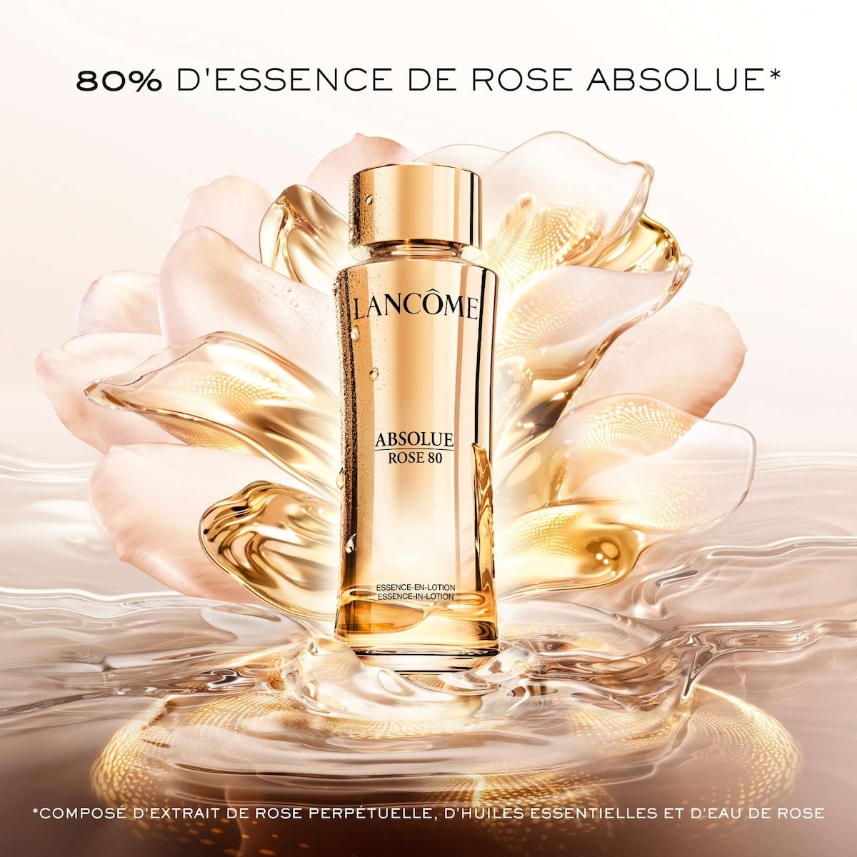 LANCOME ABSOLUE ROSE 80 エッセンスローション150ml Lancome Absolue Rose 80 Brightening and Revitalizing Toning