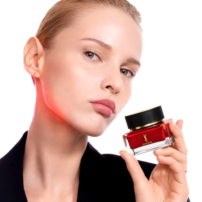 Yves Saint Laurent OR ROUGE アイクリーム Yves Saint Laurent Crème anti-âge yeux Or Rouge La Crème Regard