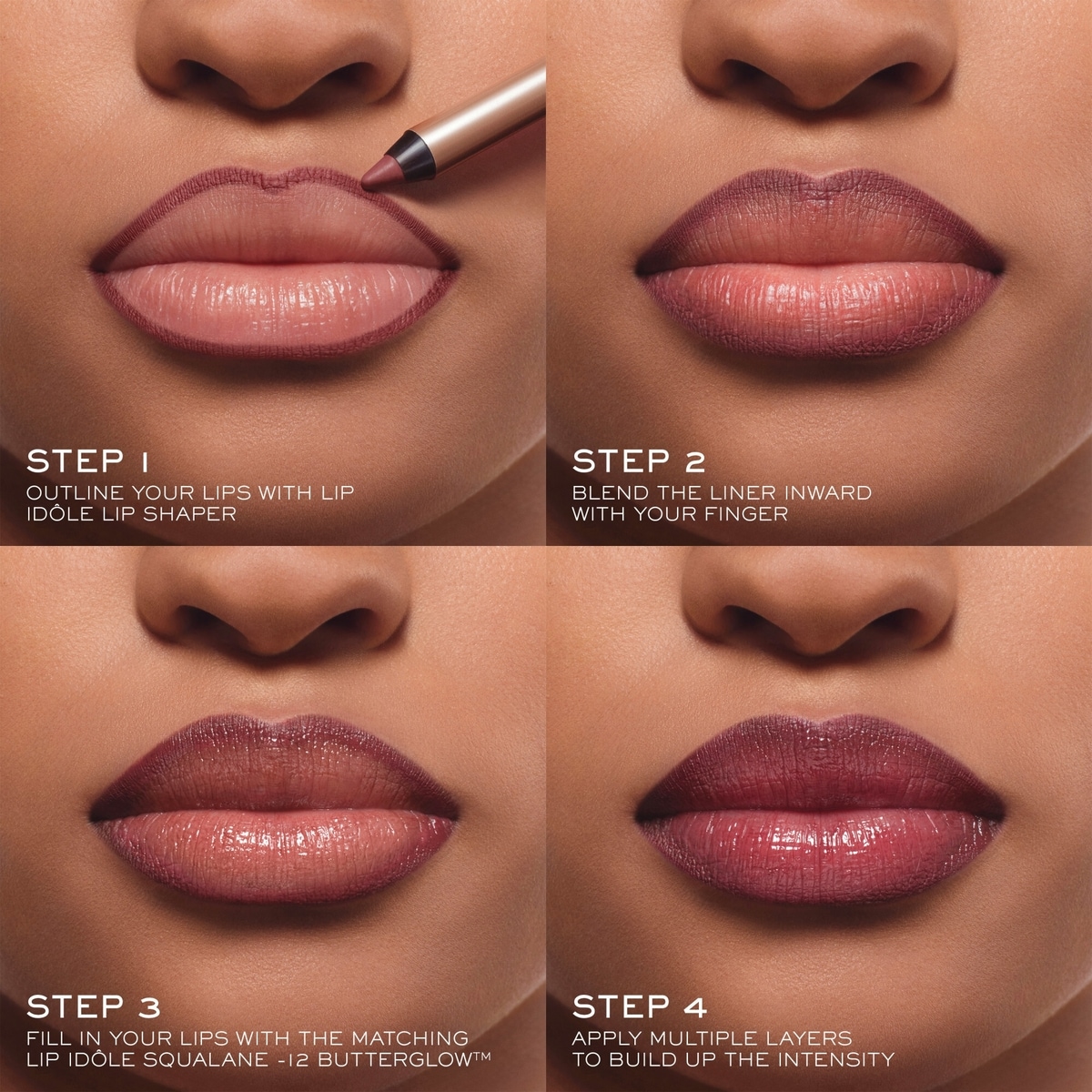 Ligneur à lèvres crémeux mat Lip Idôle Shaper hydrofuge