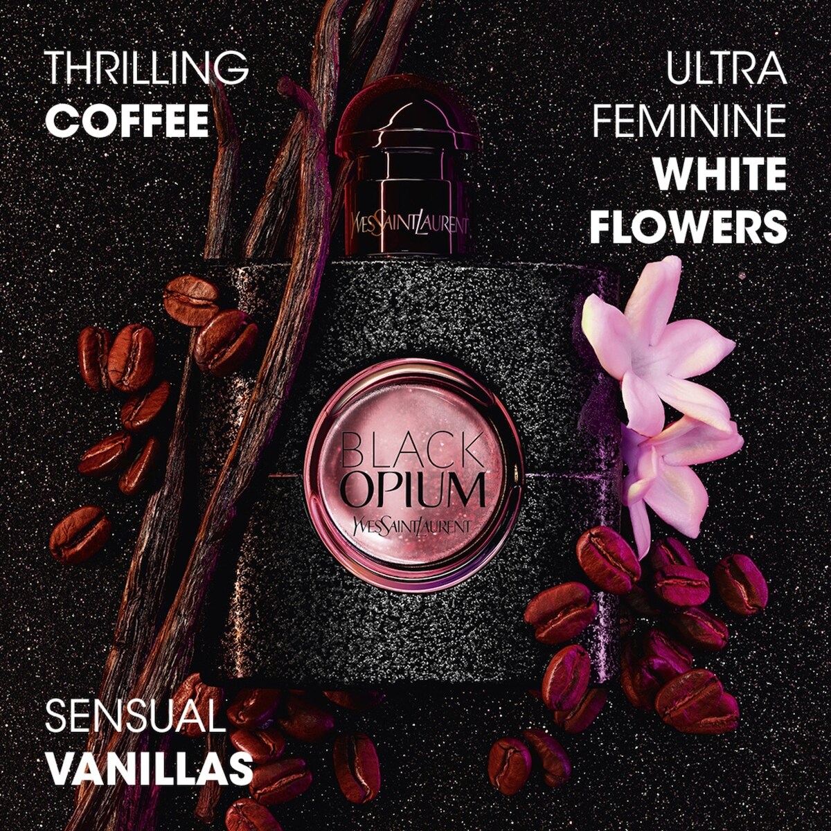 Coffret cadeau Black Opium Eau de Parfum et miroir