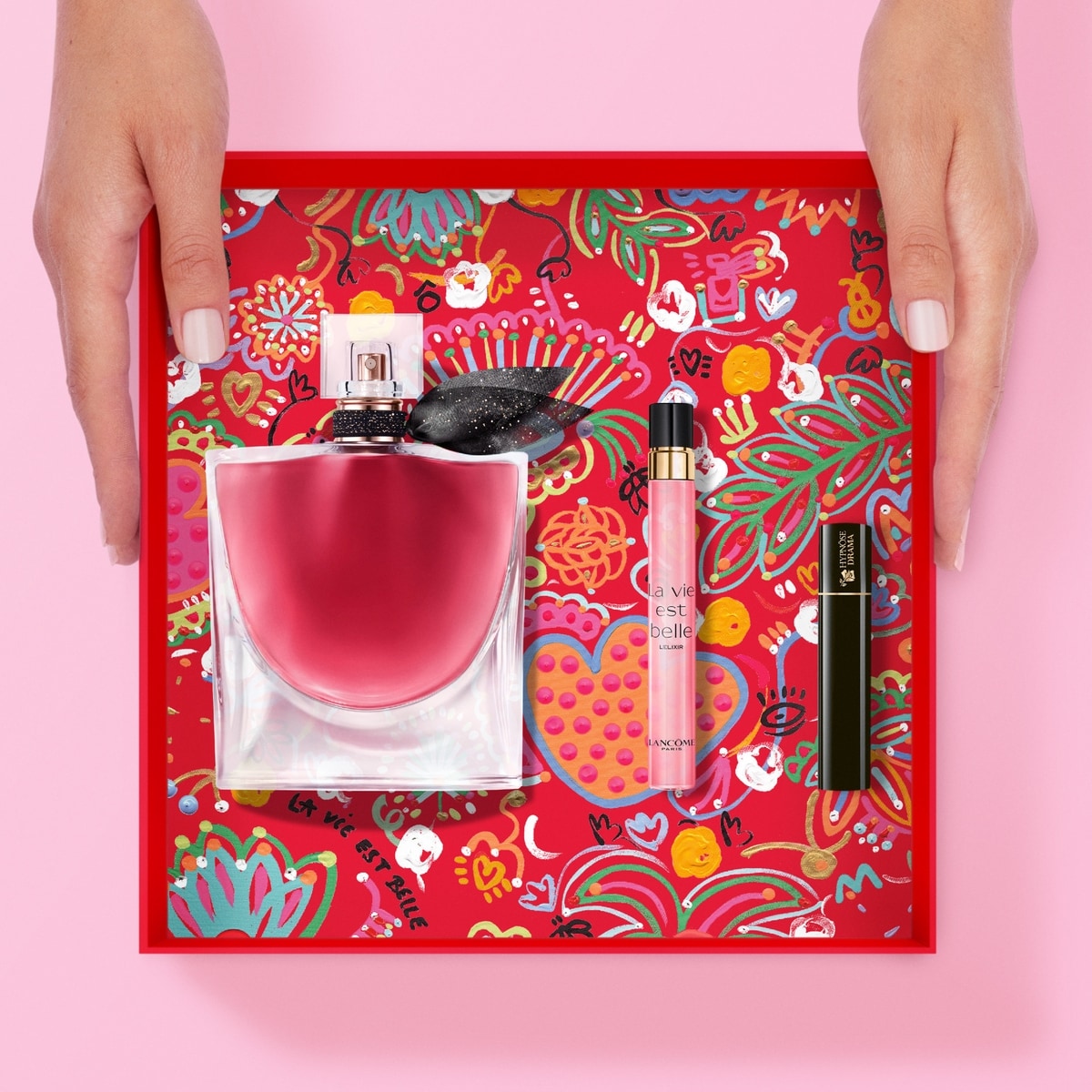 【未使用】LANCOME 、Viseeセット売り LANCÔME La Vie est Belle L'Elixir Gift Set - Mother's Day Limited