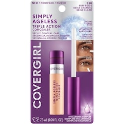 Simply Ageless Triple Action Concealer Infused with Hyaluronic Complex, Vitamin C & Niacinamide 3