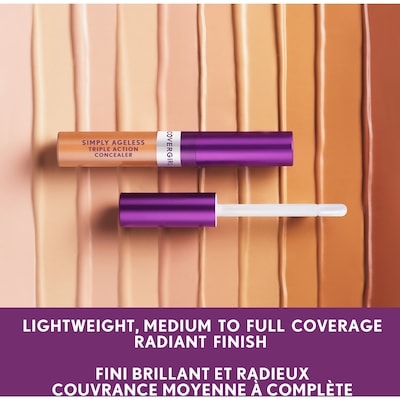 Simply Ageless Triple Action Concealer Infused with Hyaluronic Complex, Vitamin C & Niacinamide 5