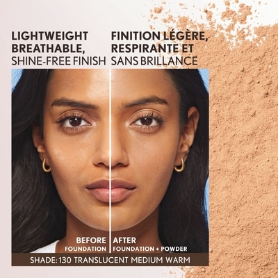 Clean Invisible Loose Powder, 100% natural origin pigments & only 15 essential non-clogging ingredients, lightweight, breathable formula 4