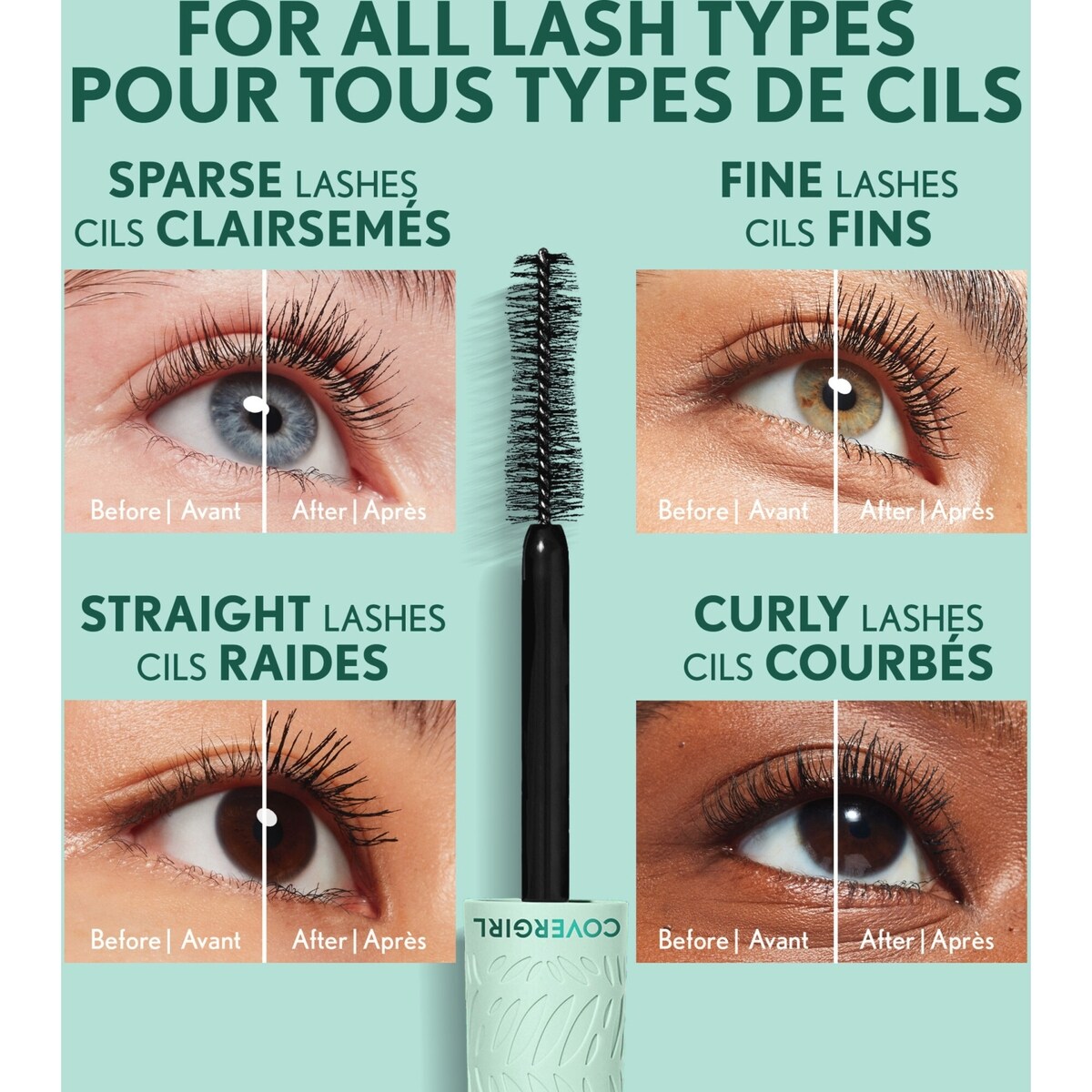 Lash Blast Cleantopia Mascara, clean Volumizing plant-powered vegan Formula, Conditions Lashes