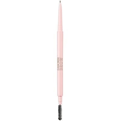 Clean Fresh Brow Nano Eyebrow Pencil, Ultra-Precise Tip, Waterproof, Transfer-Resistant, Built-In Spoolie, Vegan Formula 2