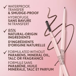 Clean Fresh Brow Nano Eyebrow Pencil, Ultra-Precise Tip, Waterproof, Transfer-Resistant, Built-In Spoolie, Vegan Formula 5