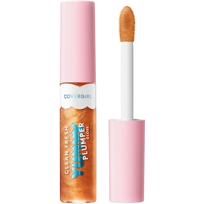 Clean Fresh Yummy Gloss, Plumper Gloss, Shiny Gloss, Vegan Formula, Volumizing Lip Plumper, Easy to Apply, Minty Flavor,