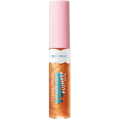 Clean Fresh Yummy Gloss, Plumper Gloss, Shiny Gloss, Vegan Formula, Volumizing Lip Plumper, Easy to Apply, Minty Flavor, 2