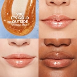 Clean Fresh Yummy Gloss, Plumper Gloss, Shiny Gloss, Vegan Formula, Volumizing Lip Plumper, Easy to Apply, Minty Flavor, 4