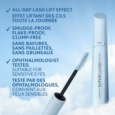 Lash Blast Supercloud Mascara, Long-Lasting, Doesn't Clump, Doesn't Smudge, Doesn't Flake, Vegan Mascara 4