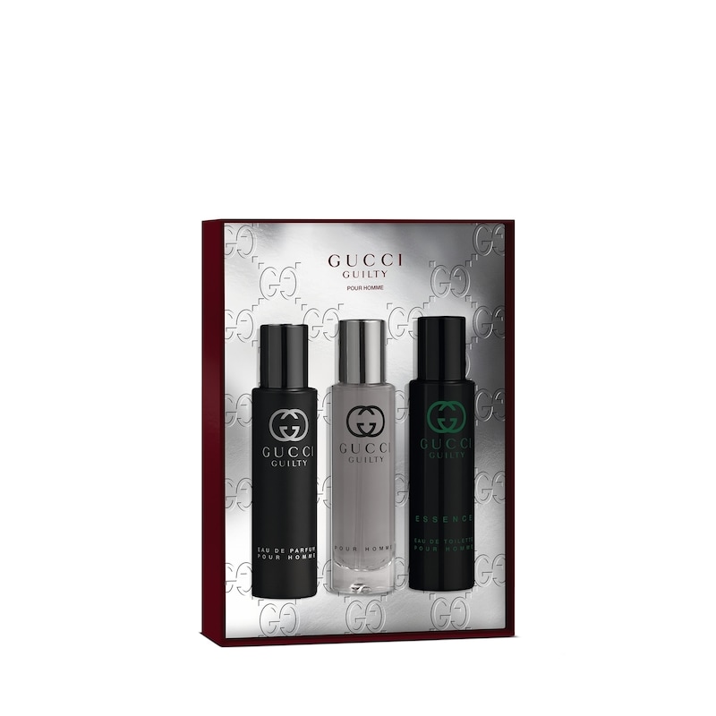 GUCCI ギルティトリオギフトセット Gucci Guilty Pour Homme Eau de Toilette for Men Trio Gift Set