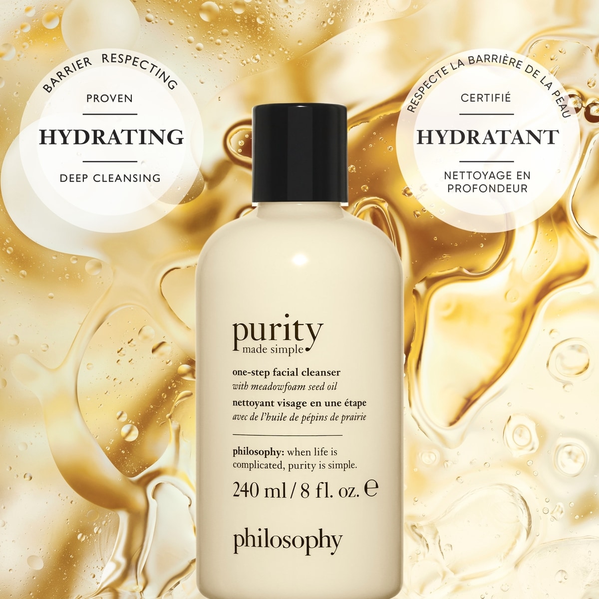 purity made simple nettoyant visage en une étape
