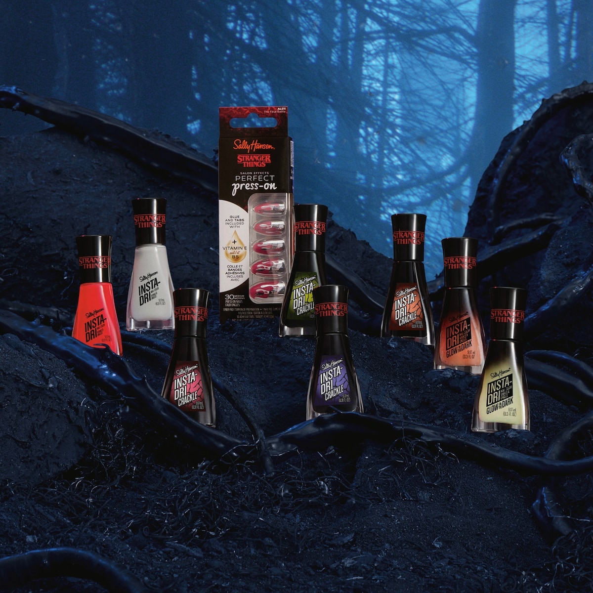 Insta-Dri x Stranger Things Nail Polish