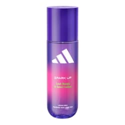 Brume parfumée cheveux et corps pour femme Vibes Spark Up, Remonte le moral, Notes de mangue luxuriante et de citron sucré, pour toute occasion 1