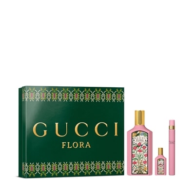Flora Gorgeous Gardenia Eau de Parfum for Women Trio Gift Set