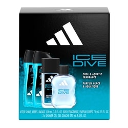 Ice Dive Giftset including 2 x Body Wash (250ml), After Shave (100ml.) and Body Fragrance (75ml), for him, cool and aquatic fragrance 2