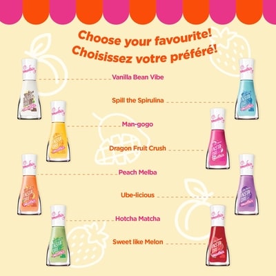 Insta-Dri the Smoothie Shop Collection Nail Polish, Satin-Matte Finish, Quick-Dry Nail Polish, One-Coat Application 5