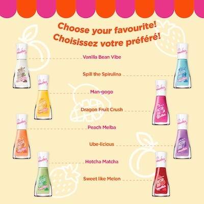 Insta-Dri the Smoothie Shop Collection Nail Polish, Satin-Matte Finish, Quick-Dry Nail Polish, One-Coat Application 5