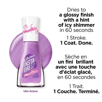 Insta-Dri the Smoothie Shop Collection Nail Polish, Satin-Matte Finish, Quick-Dry Nail Polish, One-Coat Application 4