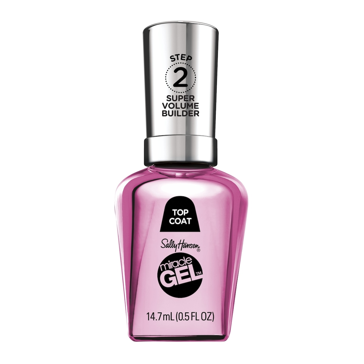 Miracle Gel, SuperVolume Builder IV, Nail Polish Top Coat, No UV Lamp Needed