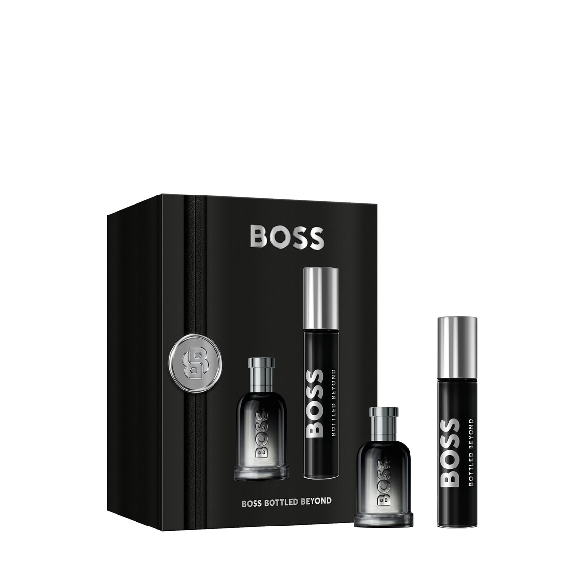 BOSS Bottled Beyond Eau de Parfum and Travel Spray for Men Duo Gift Set