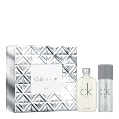 Coffret cadeau duo Calvin Klein CK One, eau de toilette unisexe et déodorant